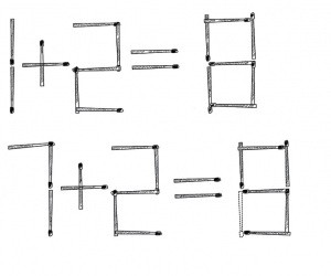 Knobelei "1 plus 2 gleich 8"