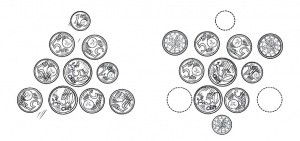 Knobelei "Die Münze auf der Schippe"