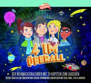 Adventskalender-Cover Hörtürchen "4 im Überall"