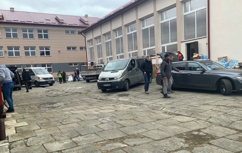 Spendenabgabe in Medyka
