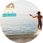 Kind läuft ins Wasser Kind läuft ins Wasser
