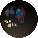 Kinder bei Nachtwanderung Kinder bei Nachtwanderung