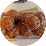 Bananen-Muffins auf Buffet Bananen-Muffins auf Buffet