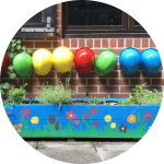 Bunte Bauhelme Bunte Bauhelme