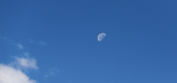 Mond bei Tag Mond bei Tag