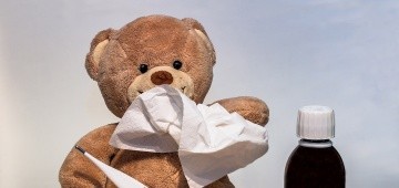 Teddy ist erkältet