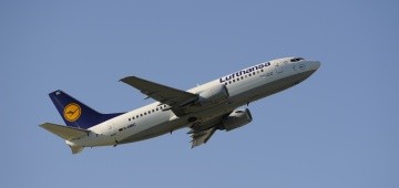 Boeing 737 von Lufthansa beim Start Boeing 737 von Lufthansa beim Start