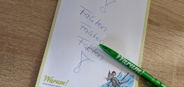 Warum!-Notizblock: Fakten