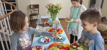 Salat-Bar für Kinder