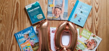 Ballon 10 mit Warum-Produkten Ballon 10 mit Warum-Produkten