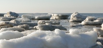 Eisschollen auf dem Meer