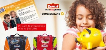 Verlosung: Commerzbank- und Scout-Schulpaket